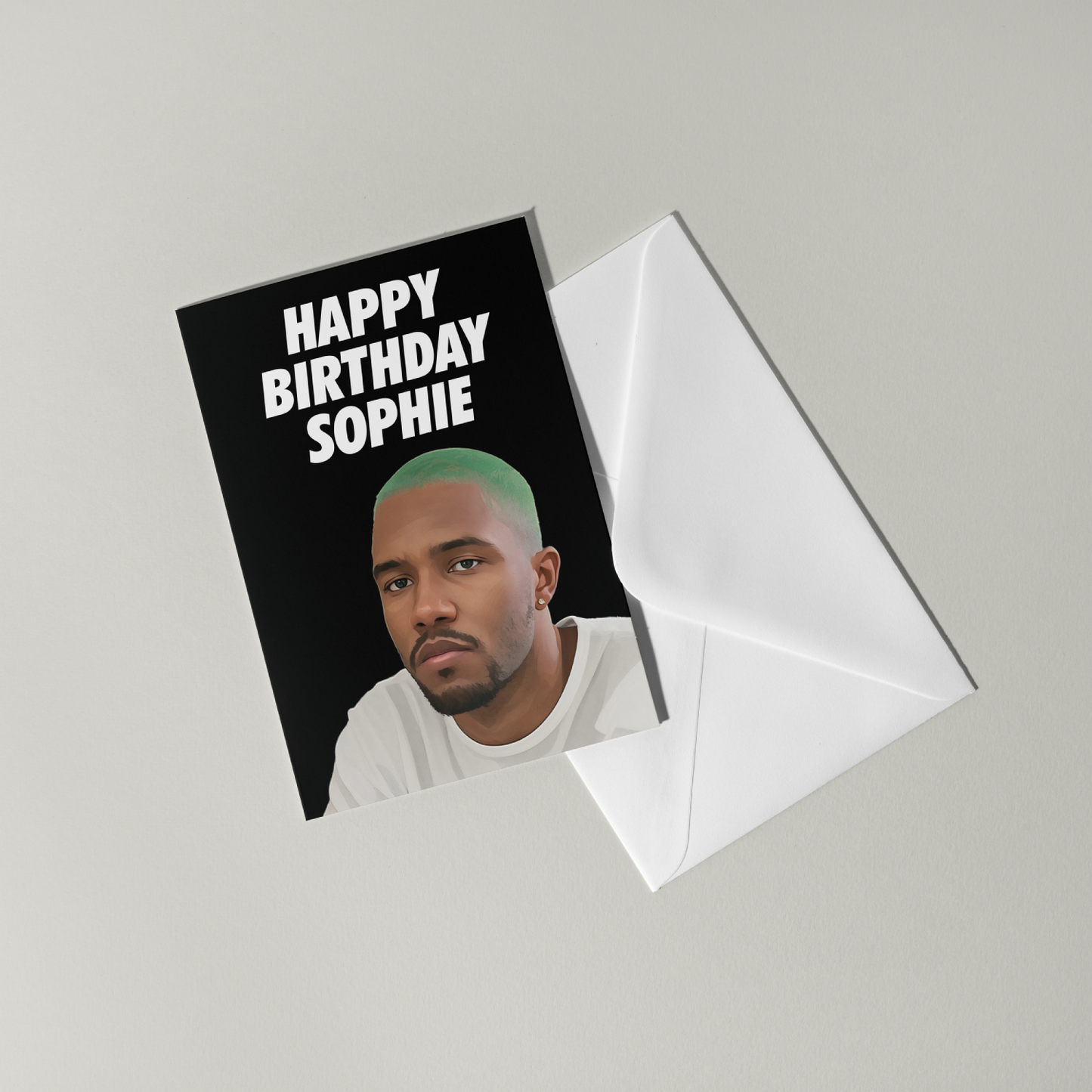 Frank Ocean Personalised Birthday Card