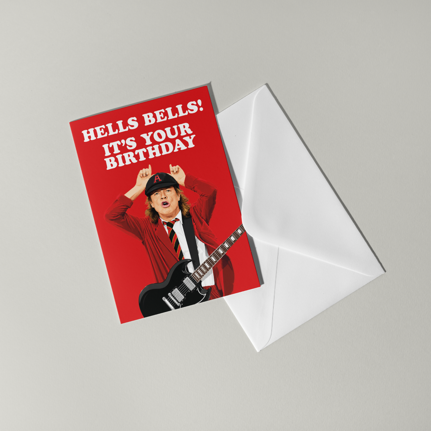 Funny AC/DC Birthday Card