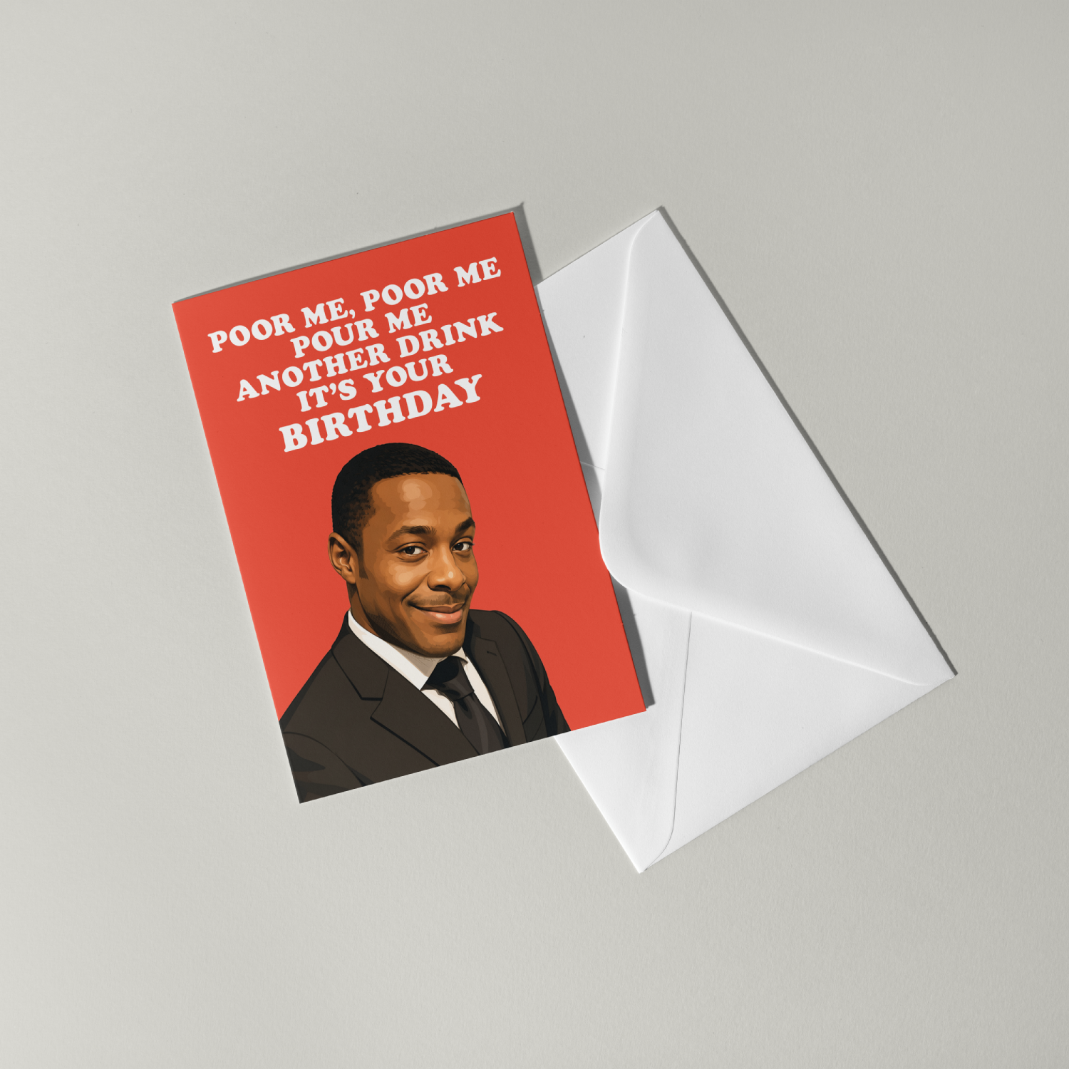 Funny Alan Johnson Peep Show Birthday Card