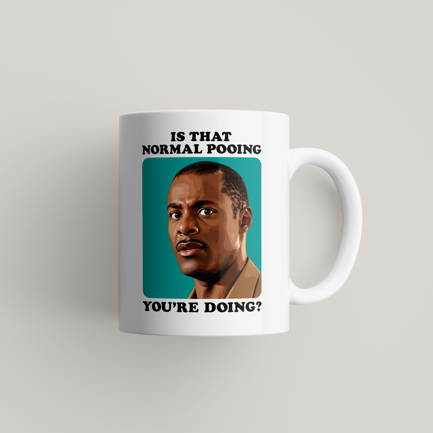 Funny Alan Johnson Peep Show Mug