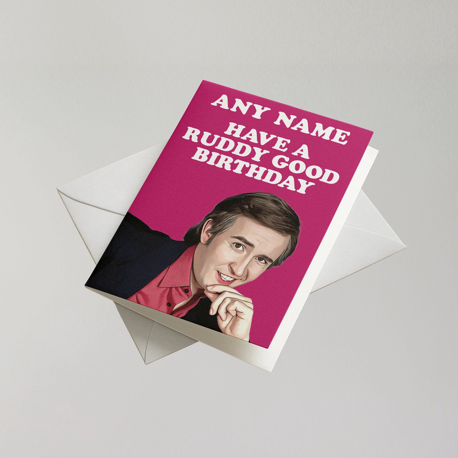 Funny Alan Partridge Personalised Birthday Card
