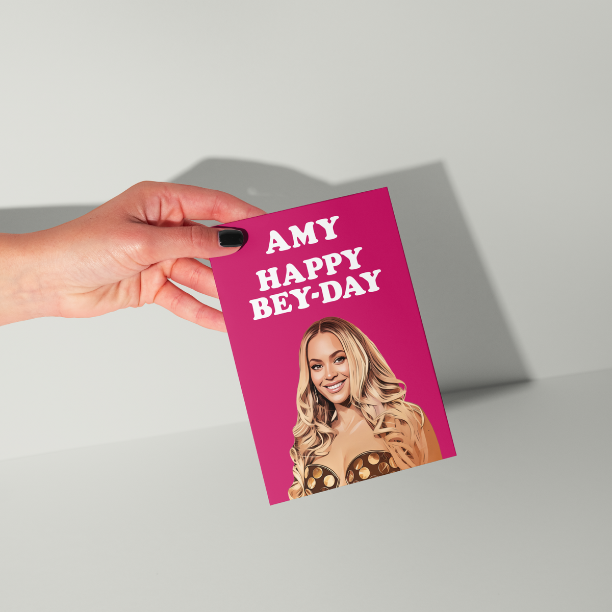 Funny Beyonce Personalised Birthday Card