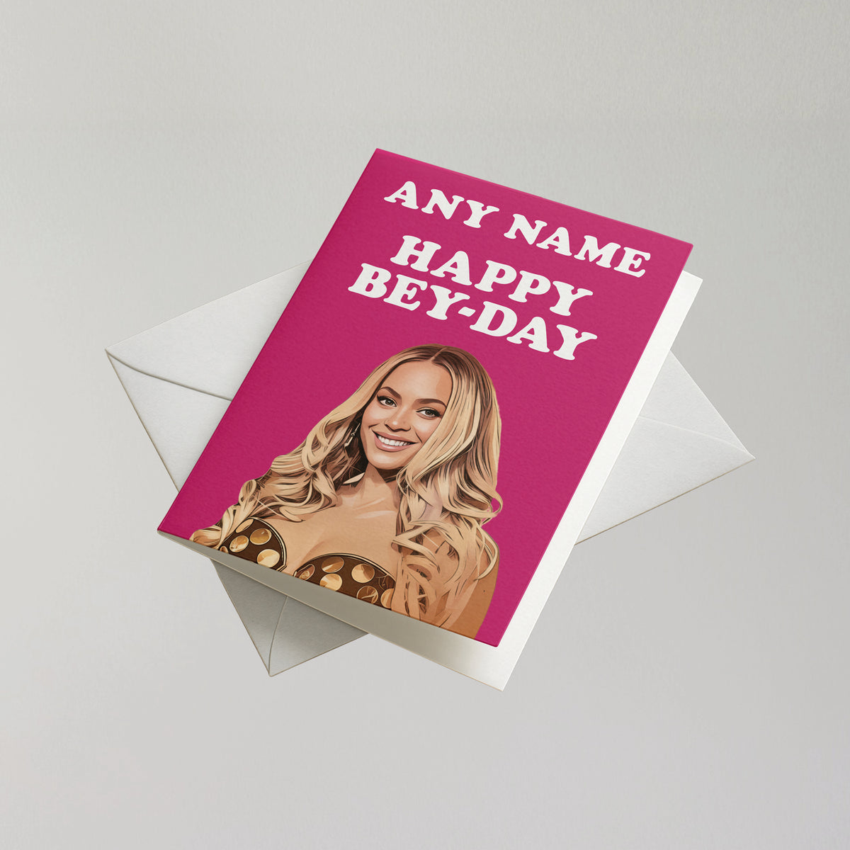 Funny Beyonce Personalised Birthday Card