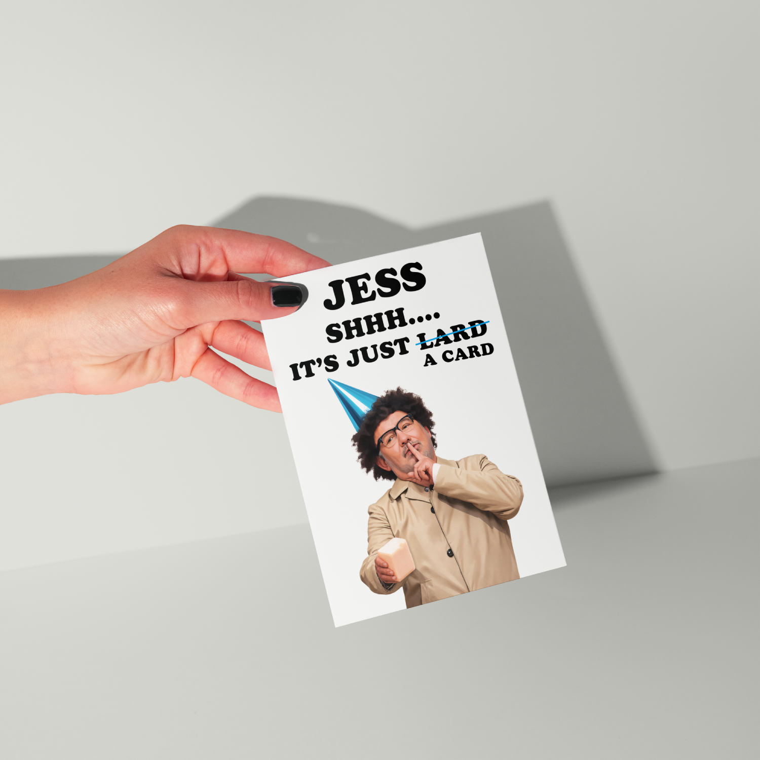Funny Bob Mortimer Personalised Birthday Card