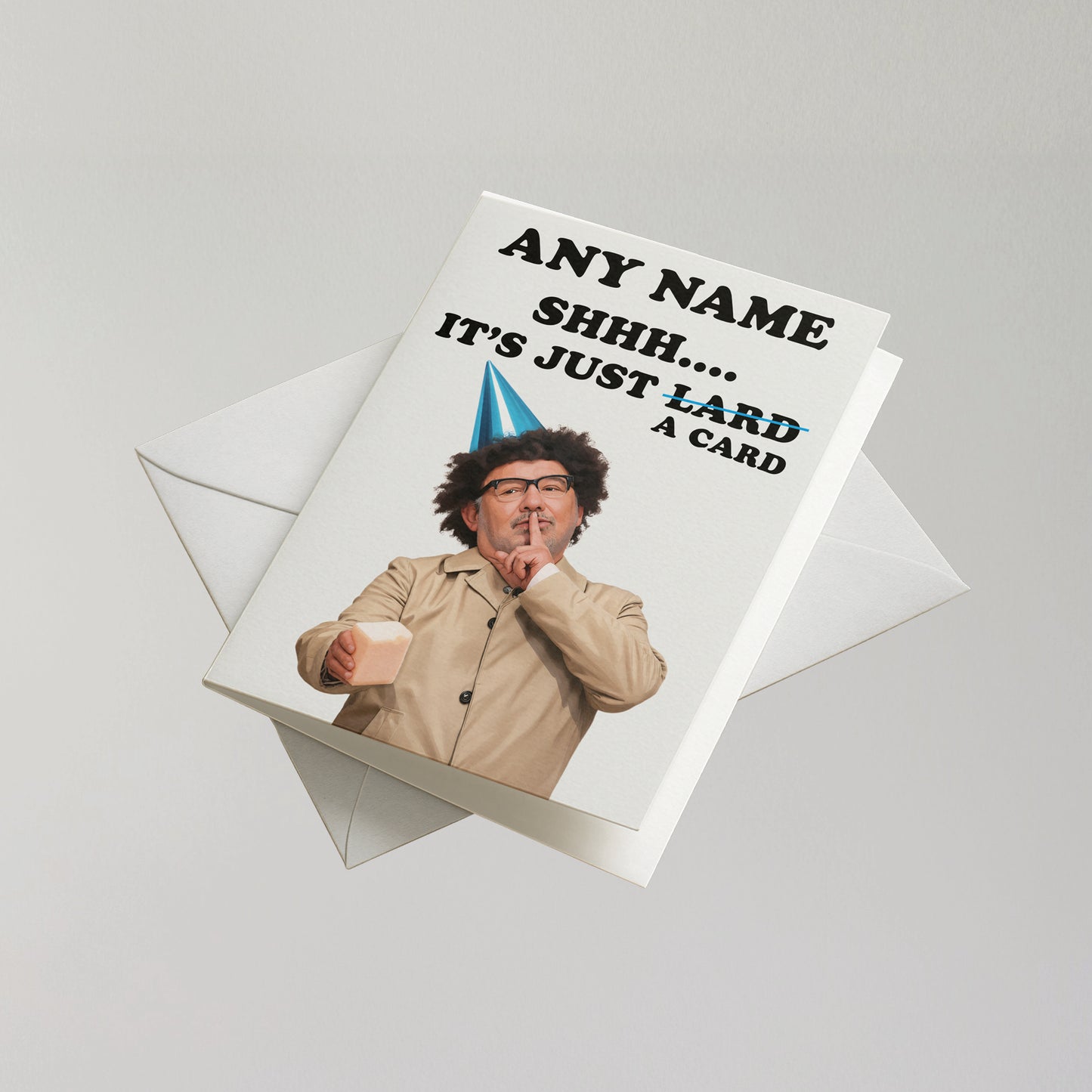 Funny Bob Mortimer Personalised Birthday Card