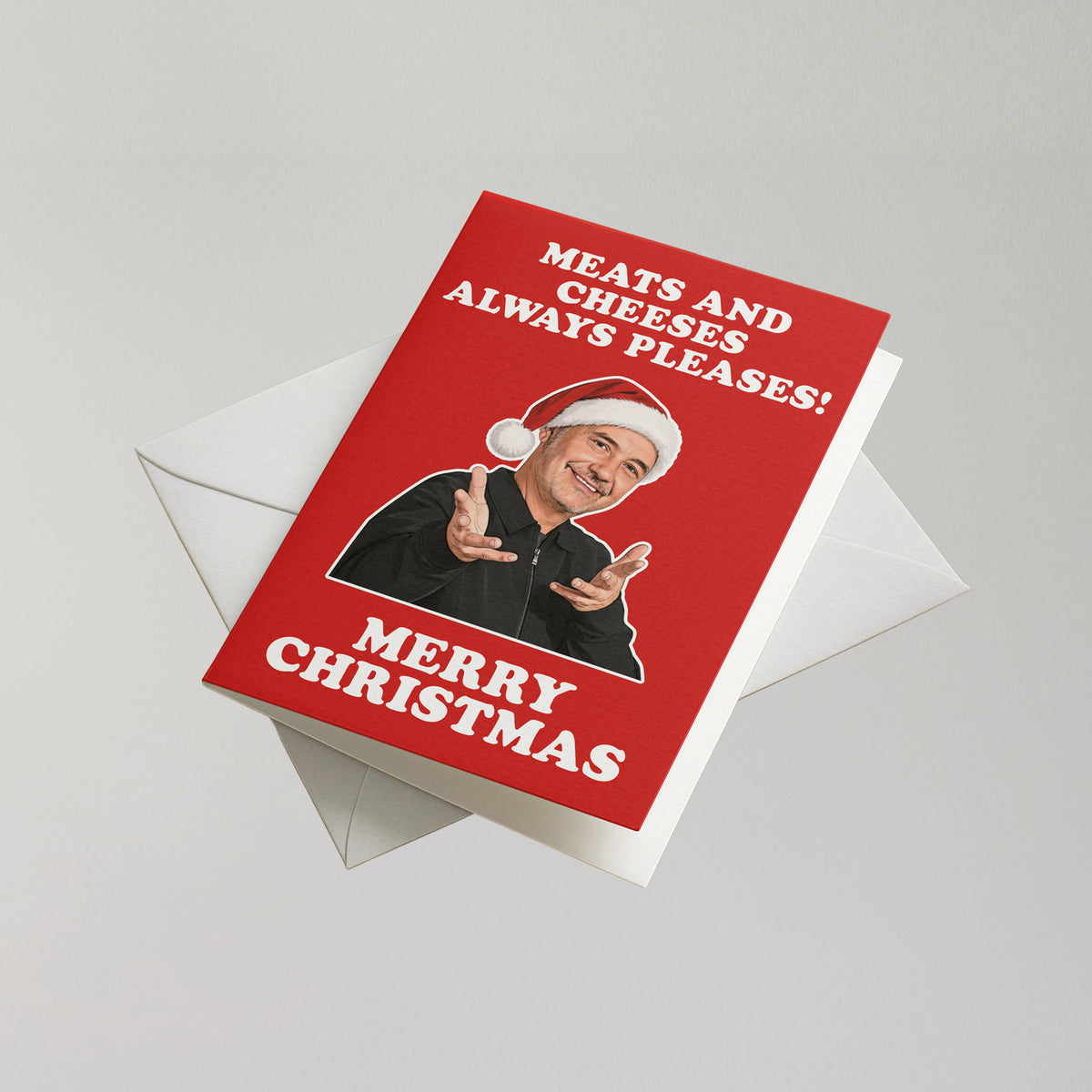 Funny Bob Mortimer Christmas Card