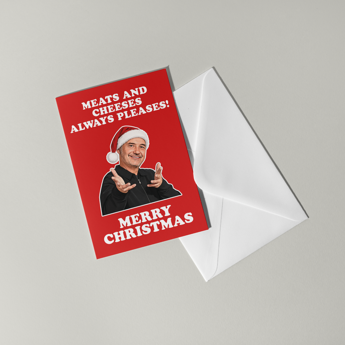 Funny Bob Mortimer Christmas Card