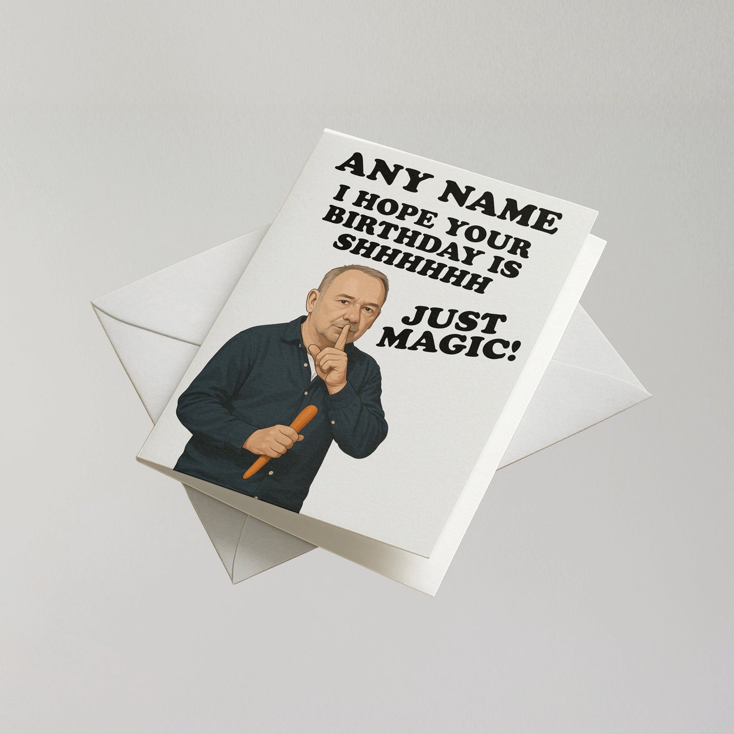 Funny Bob Mortimer Personalised Birthday Card