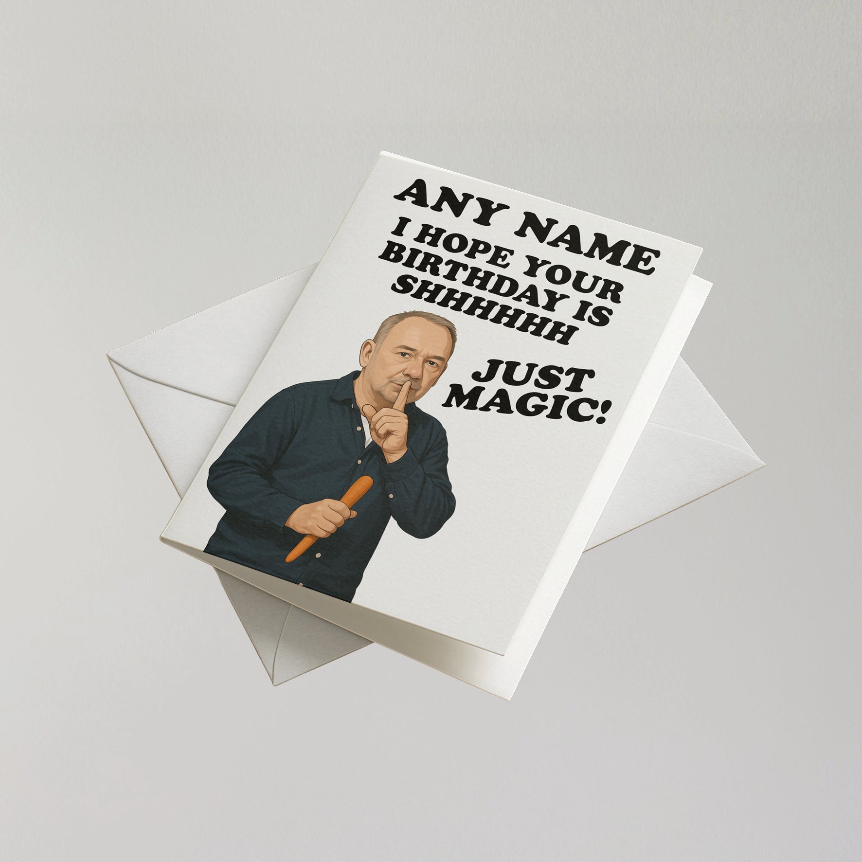 Funny Bob Mortimer Personalised Birthday Card