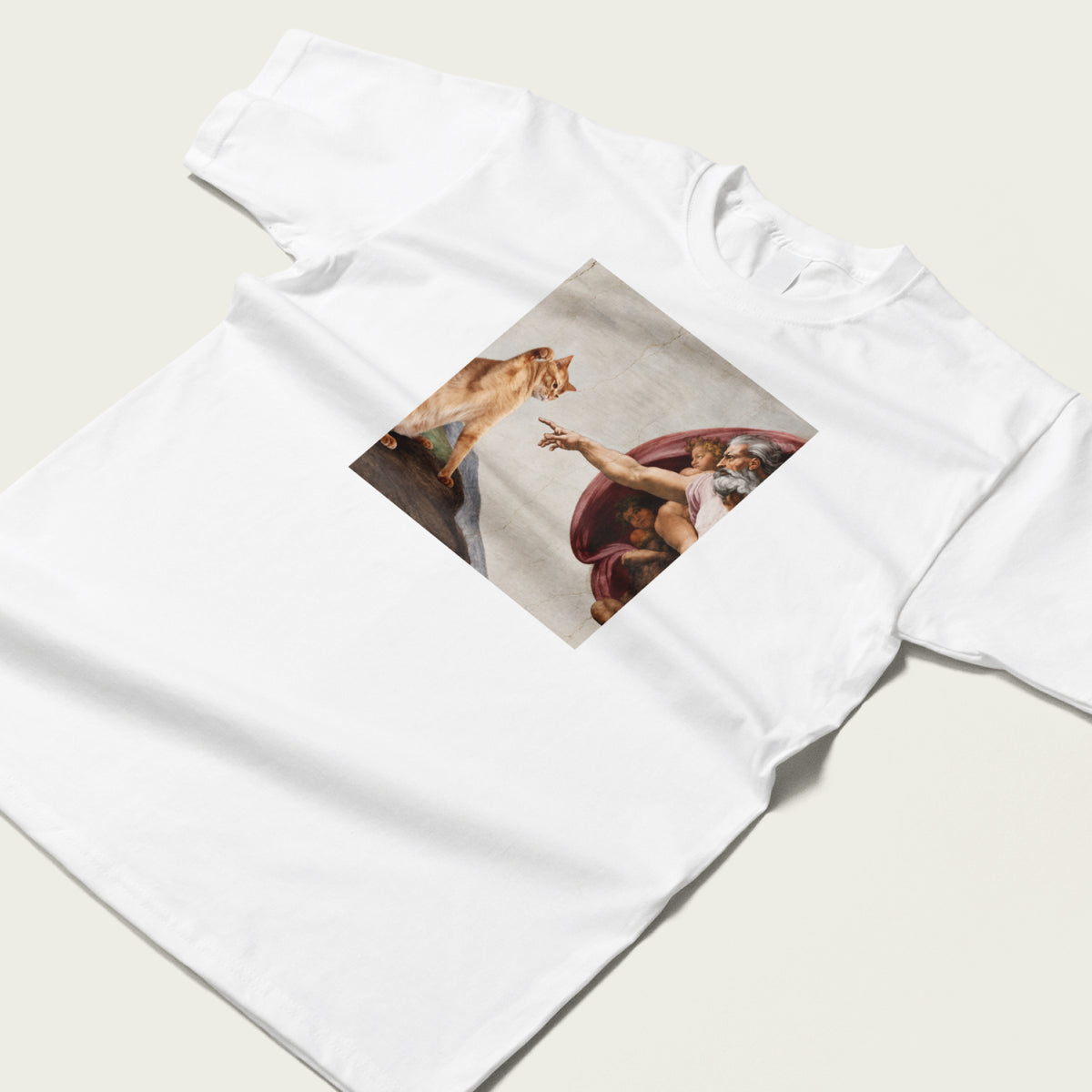 Funny Cat Creation T-Shirt
