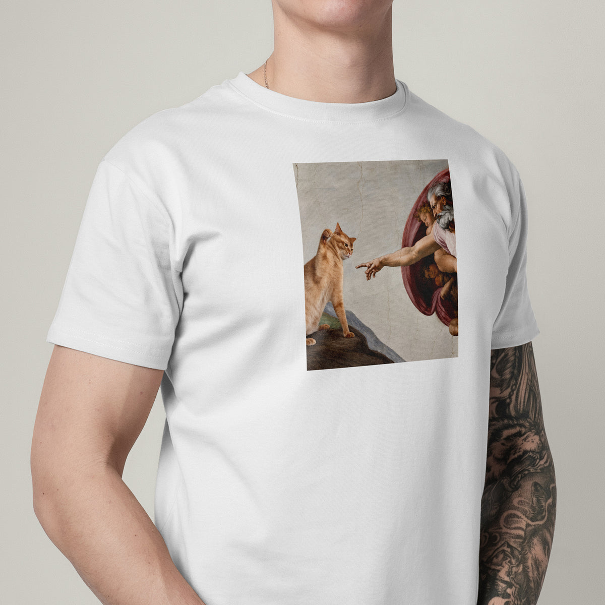 Funny Cat Creation T-Shirt