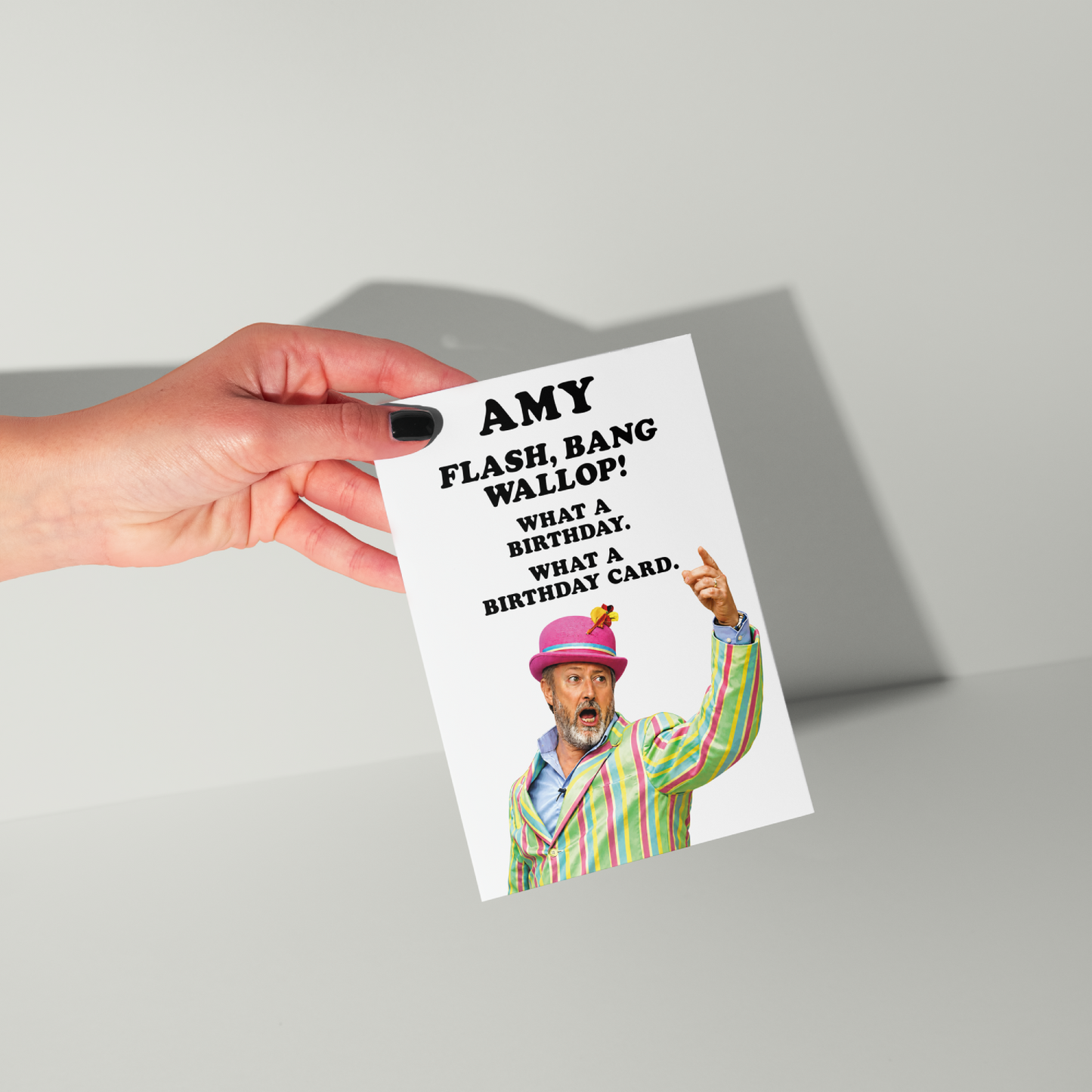 Funny David Mitchell Personalised Birthday Card