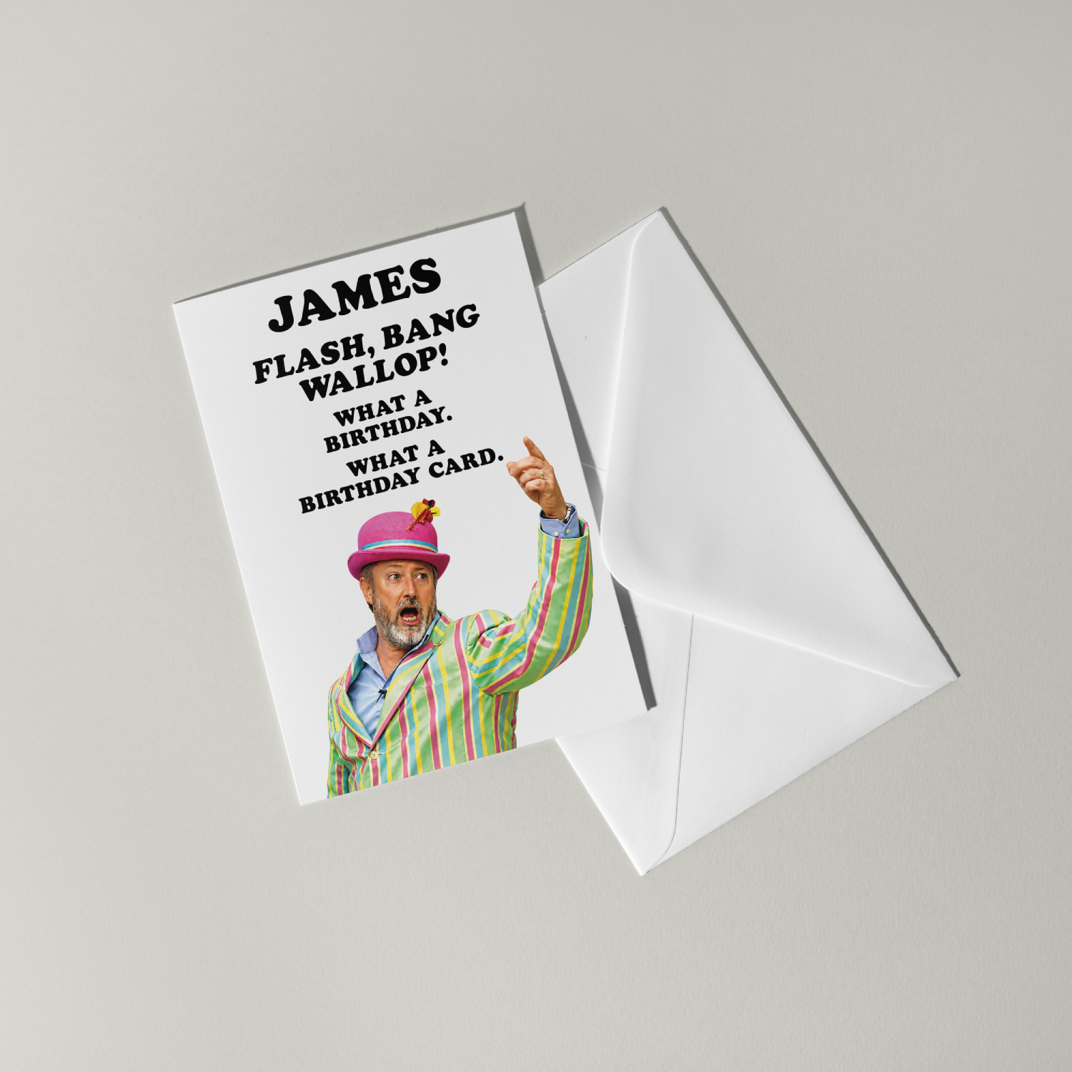 Funny David Mitchell Personalised Birthday Card