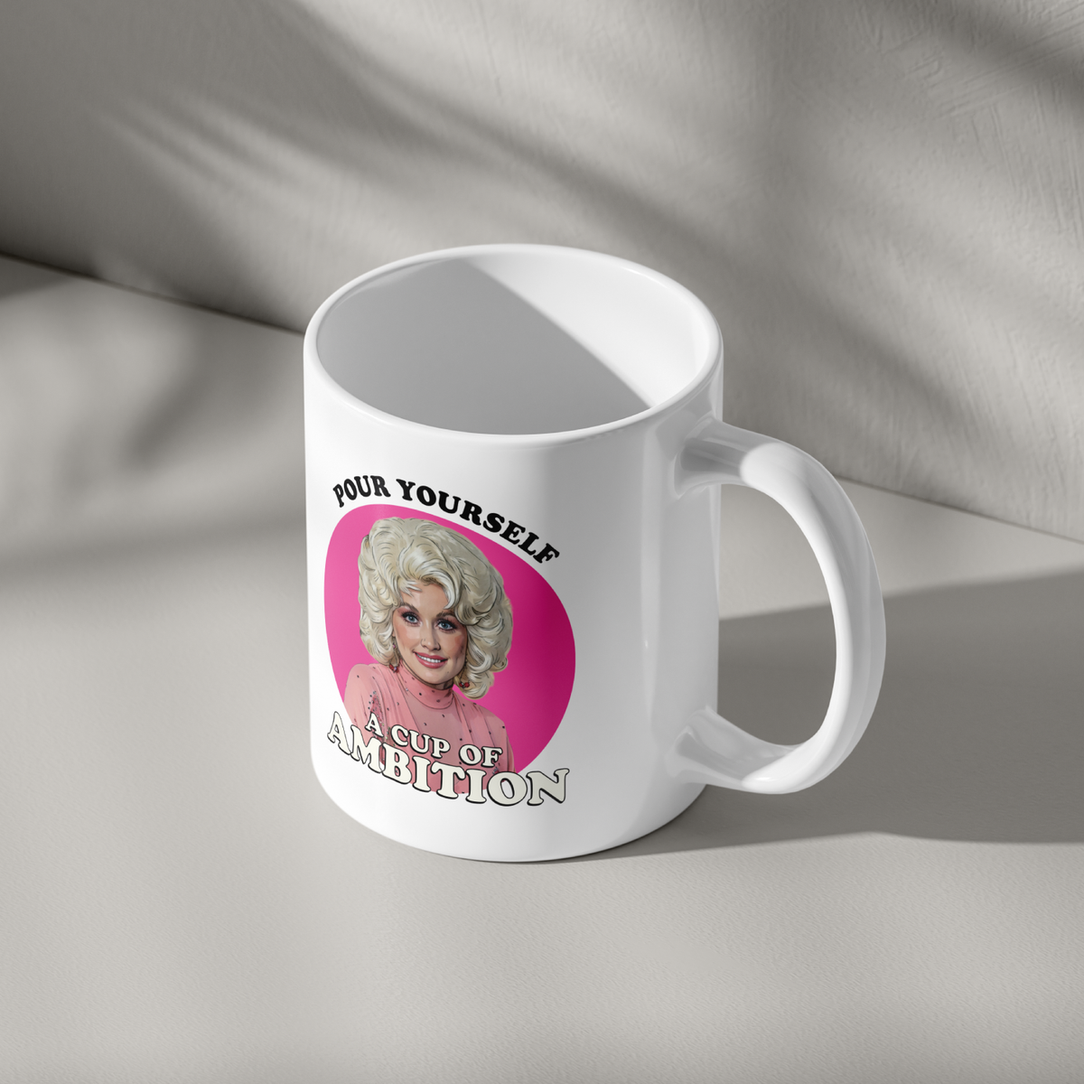 Funny Dolly Parton Mug