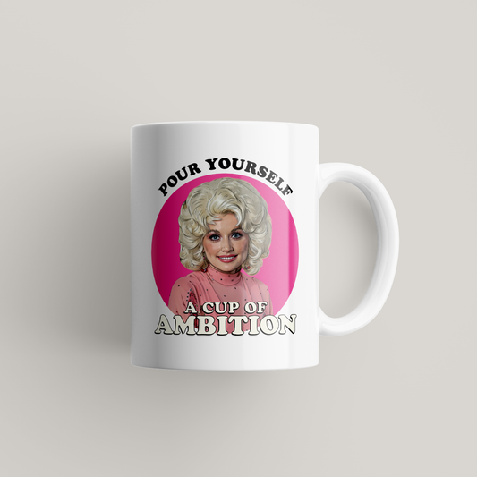 Funny Dolly Parton Mug