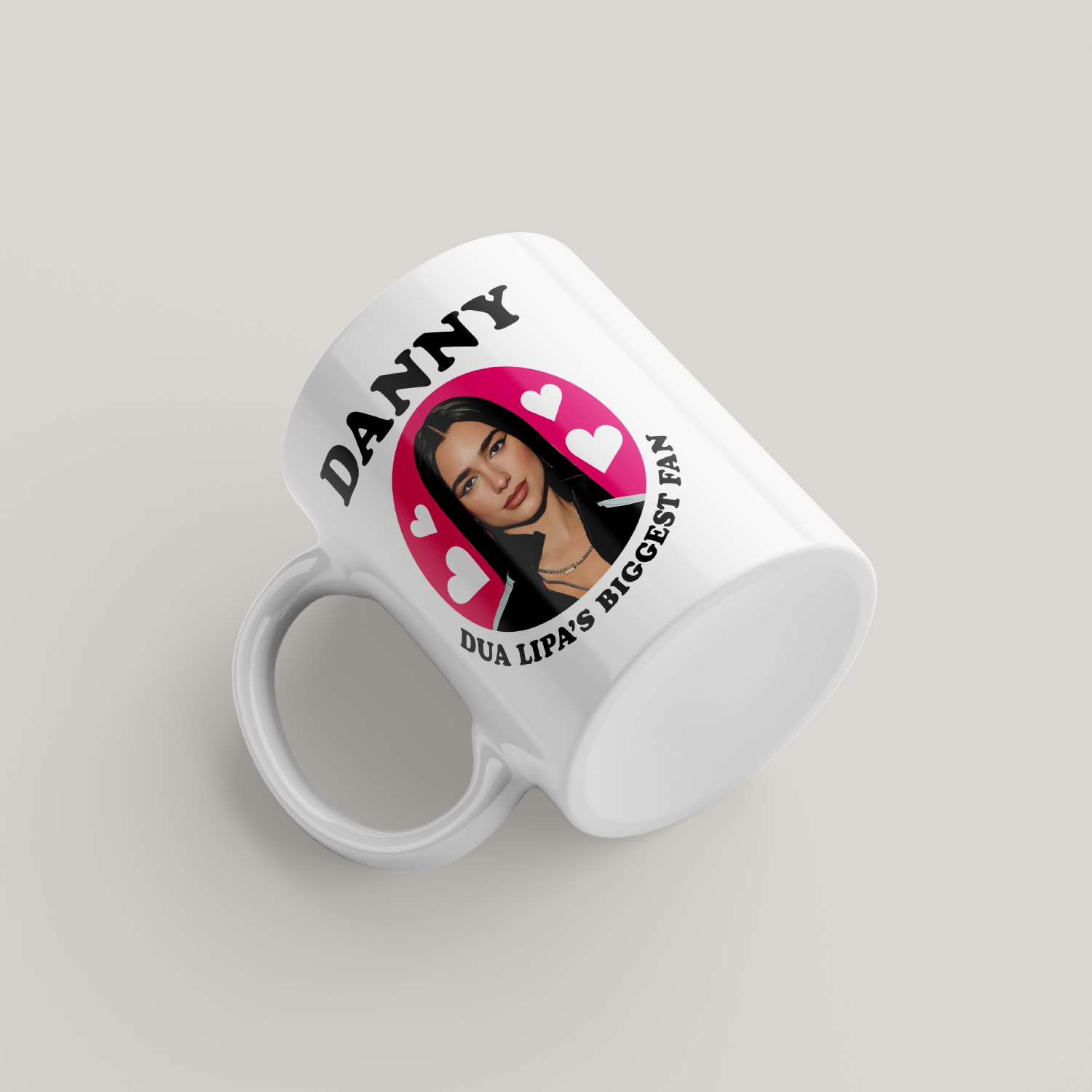 Funny Dua Lipa Personalised Mug
