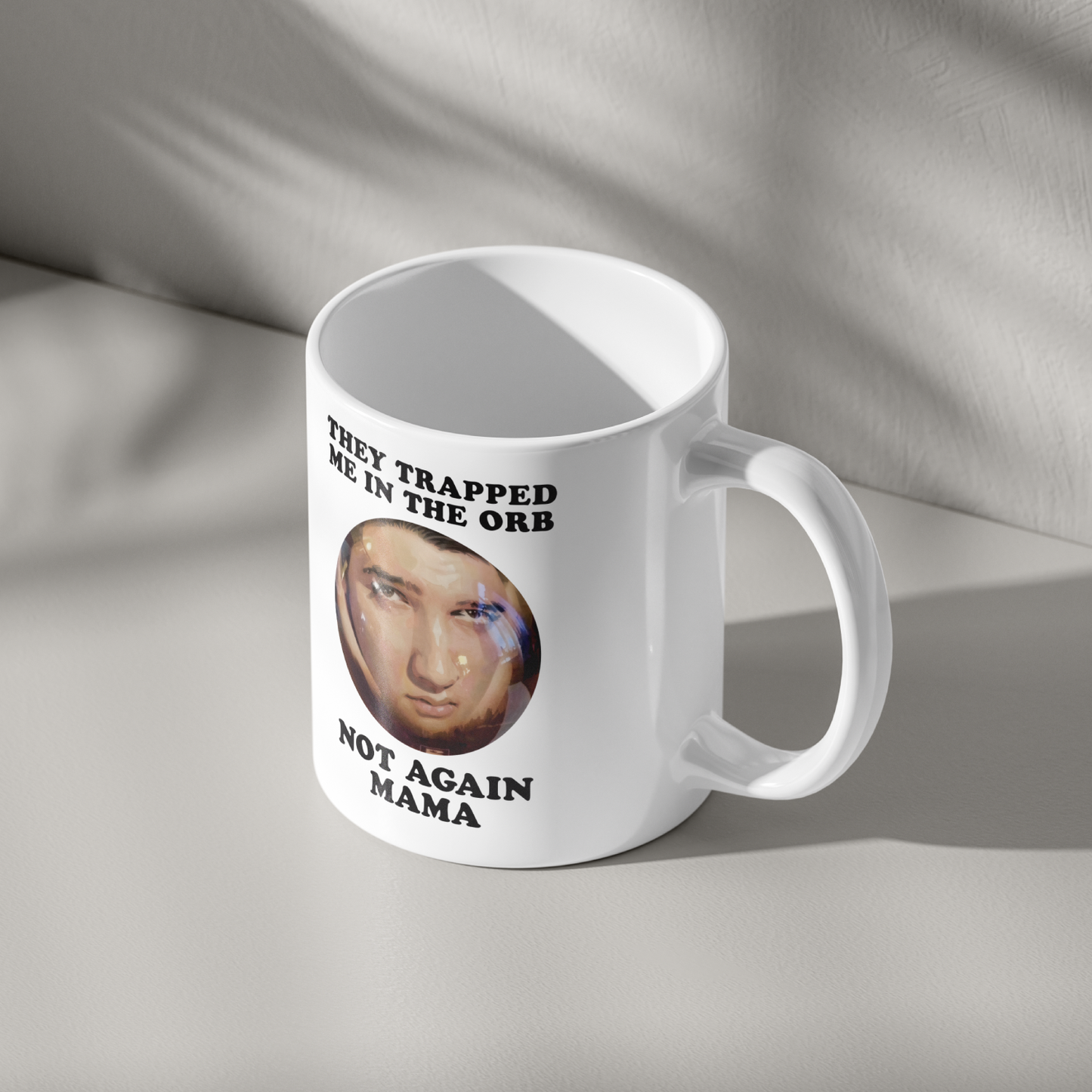 Funny Elvis Orb Meme Mug