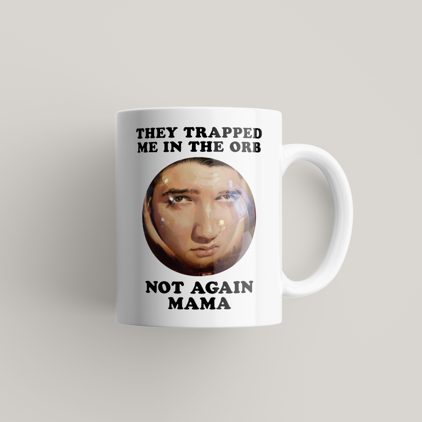 Funny Elvis Orb Meme Mug