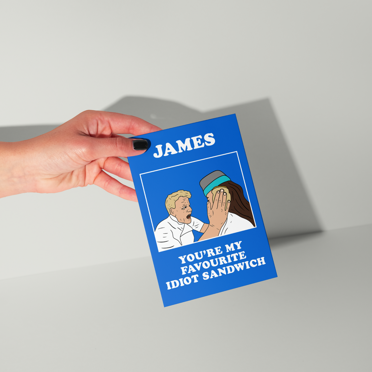 Funny Gordon Ramsay Personalised Birthday Card