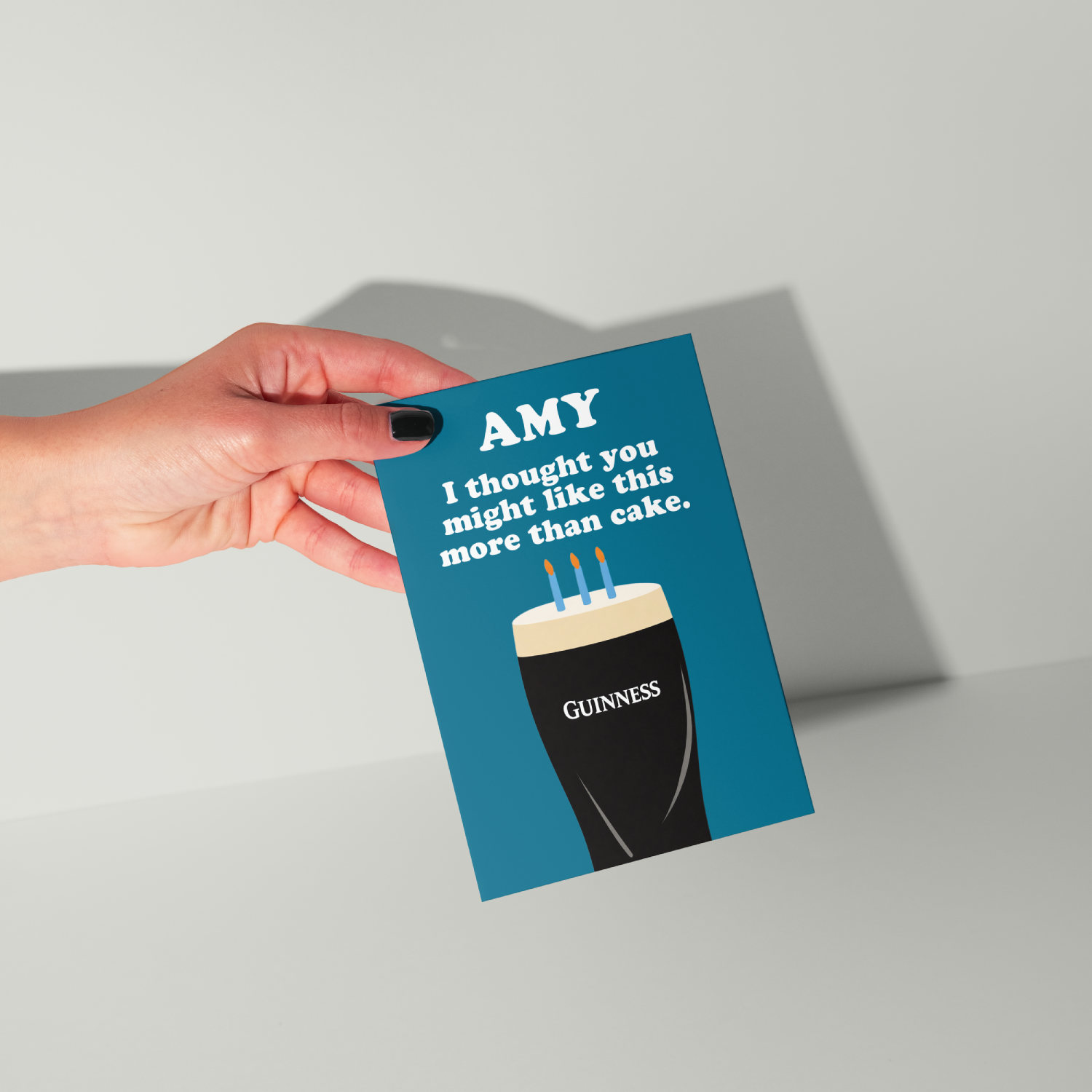 Funny Guinness Personalised Birthday Card