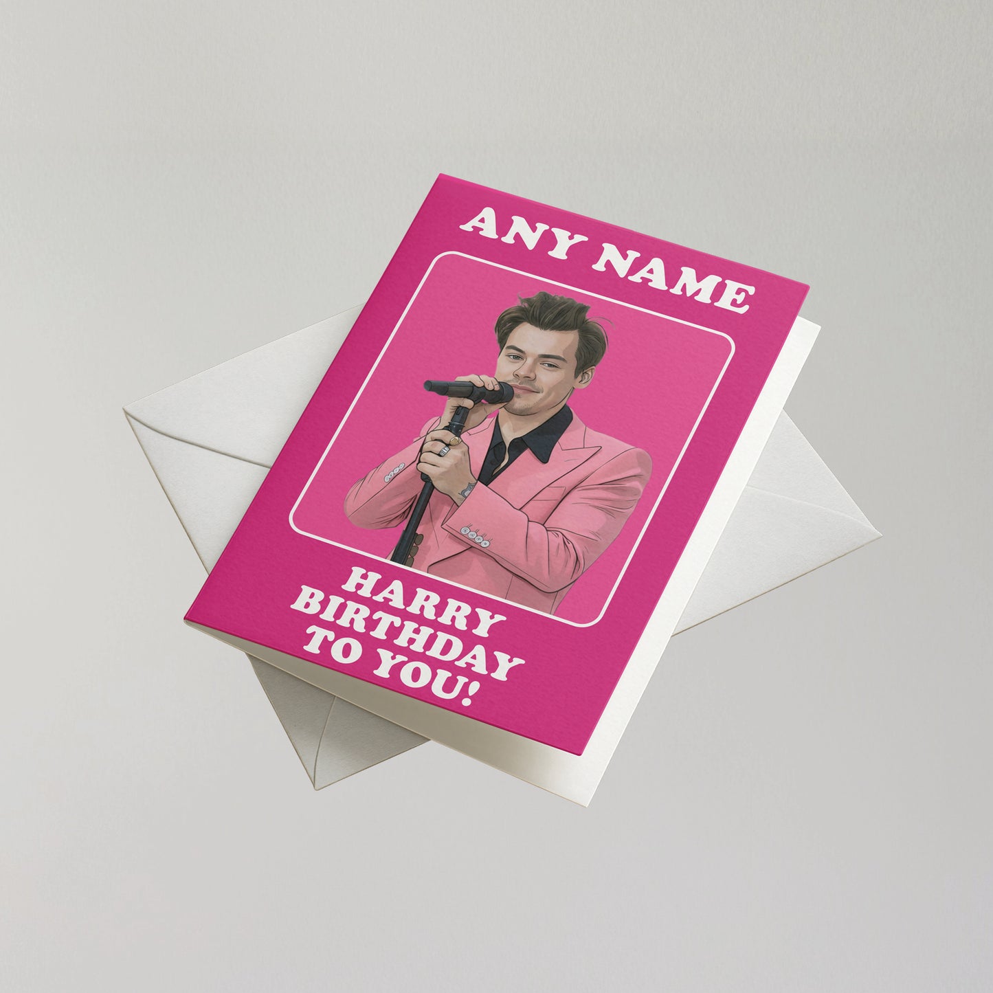 Funny Harry Styles Personalised Birthday Card
