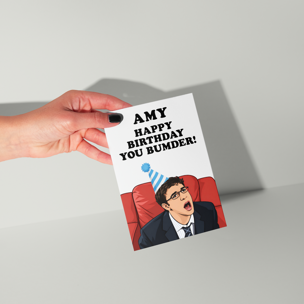 Funny Inbetweeners Personalised Birthday Card