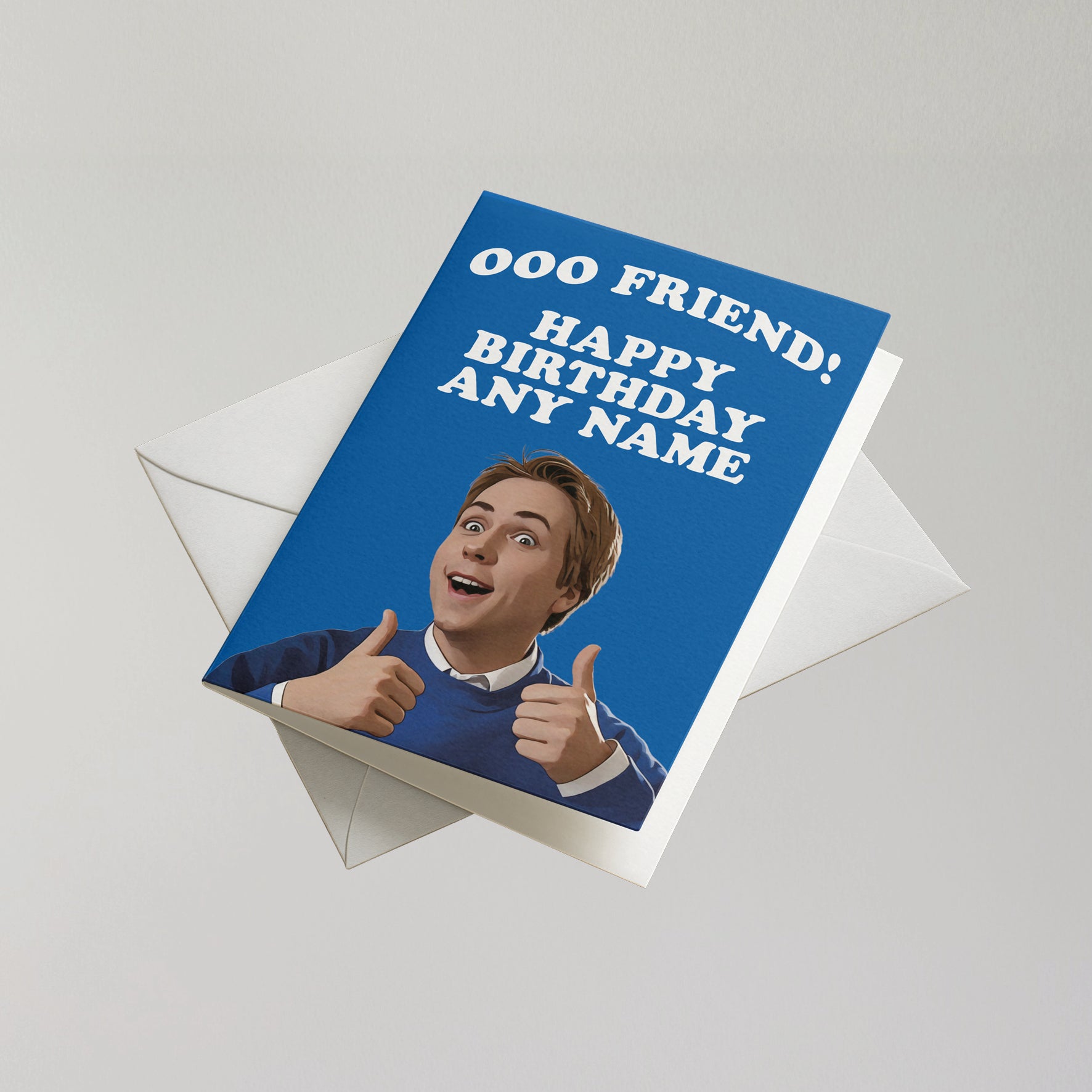 Funny Inbetweeners Personalised Birthday Card