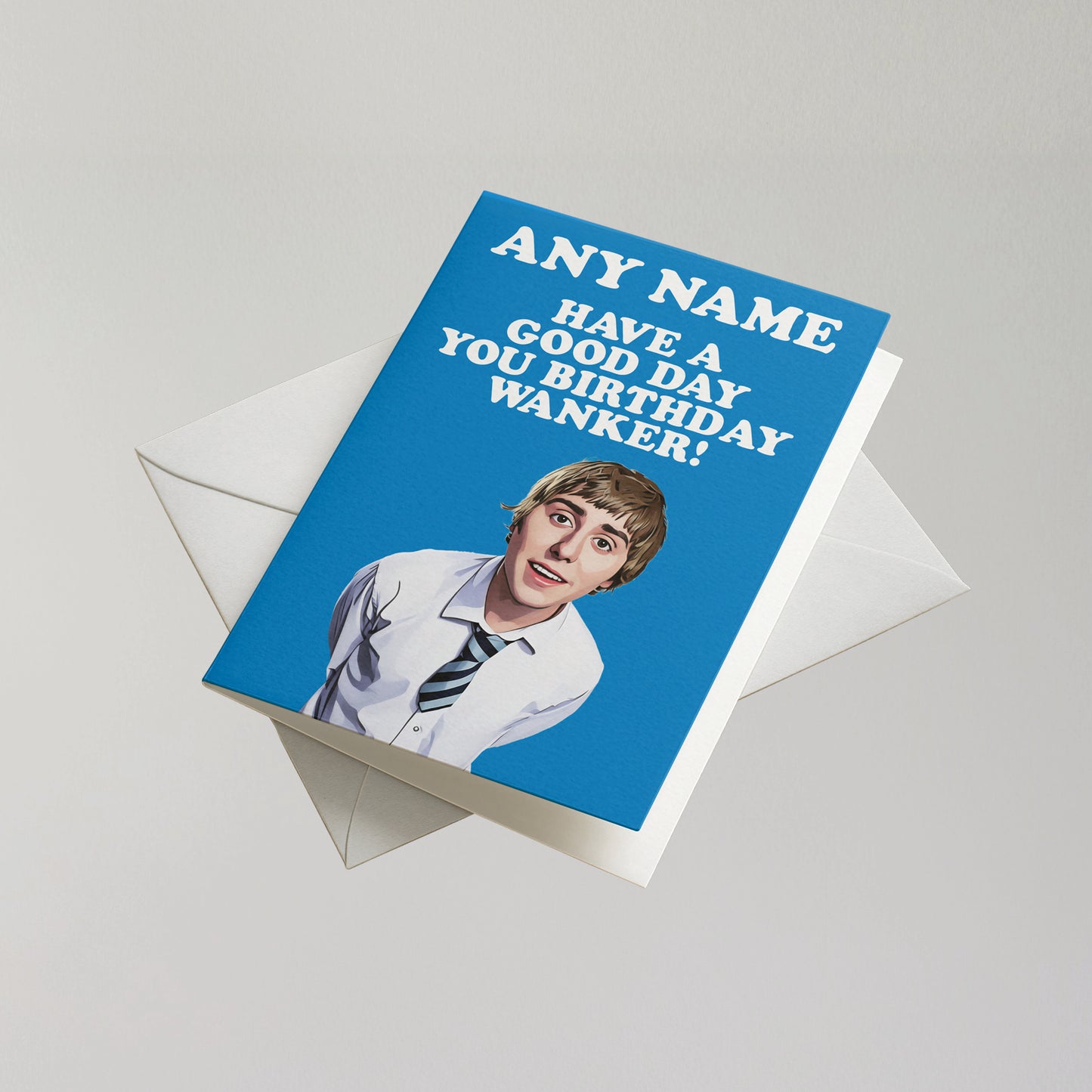 Funny Inbetweeners Personalised Birthday Card