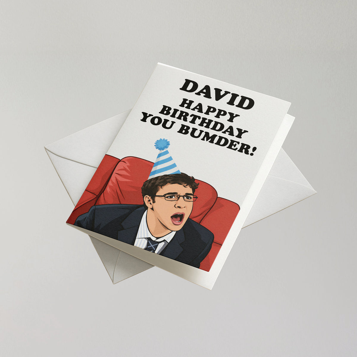 Funny Inbetweeners Personalised Birthday Card