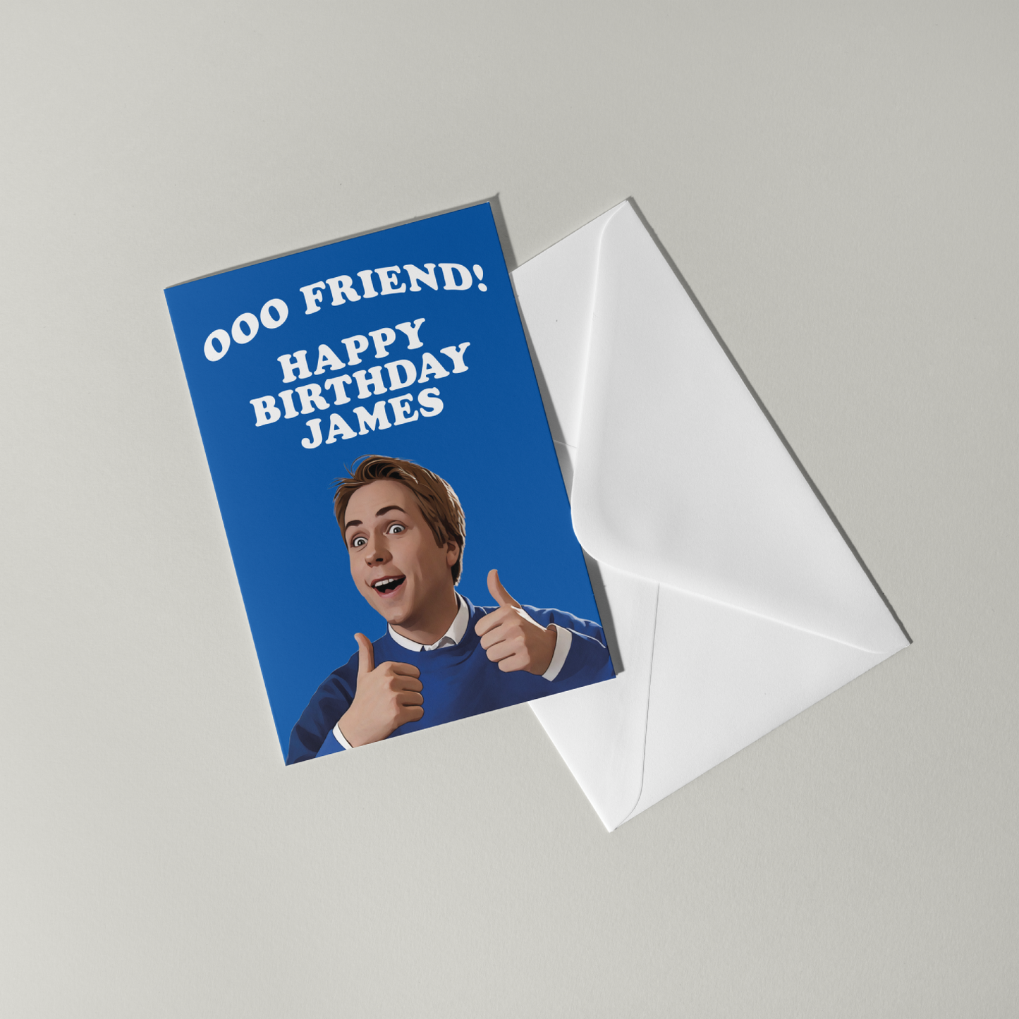 Funny Inbetweeners Personalised Birthday Card