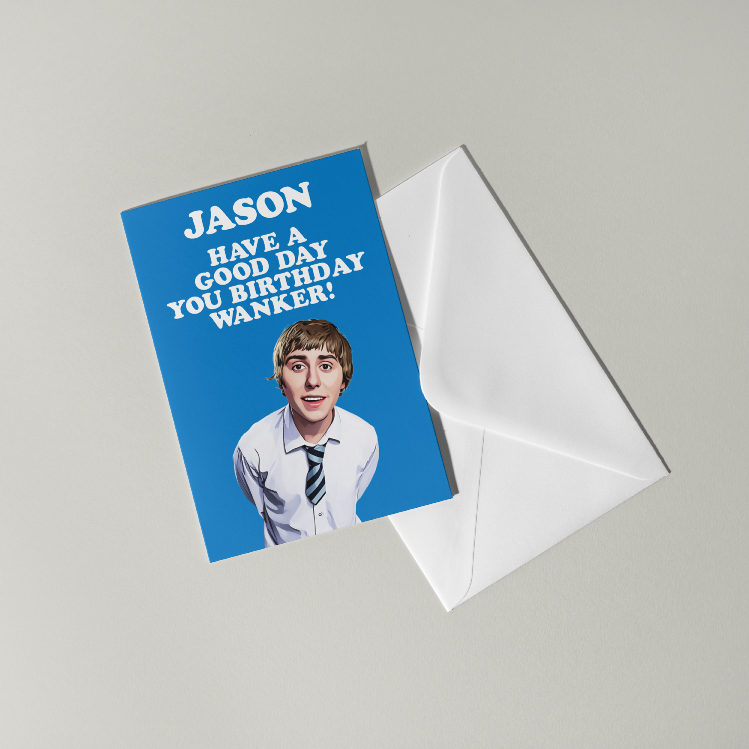 Funny Inbetweeners Personalised Birthday Card