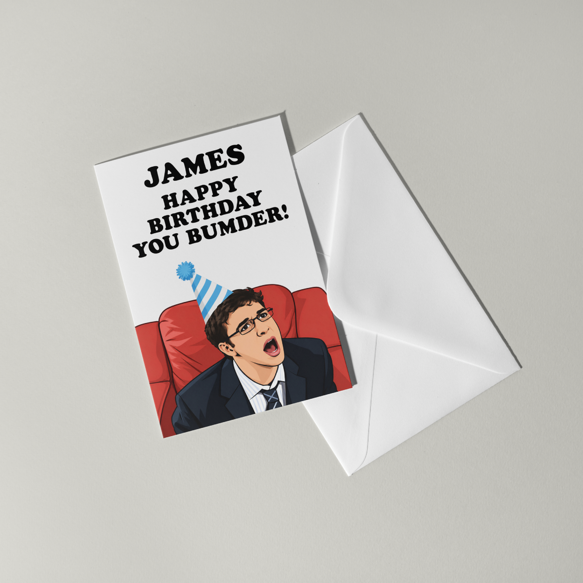 Funny Inbetweeners Personalised Birthday Card