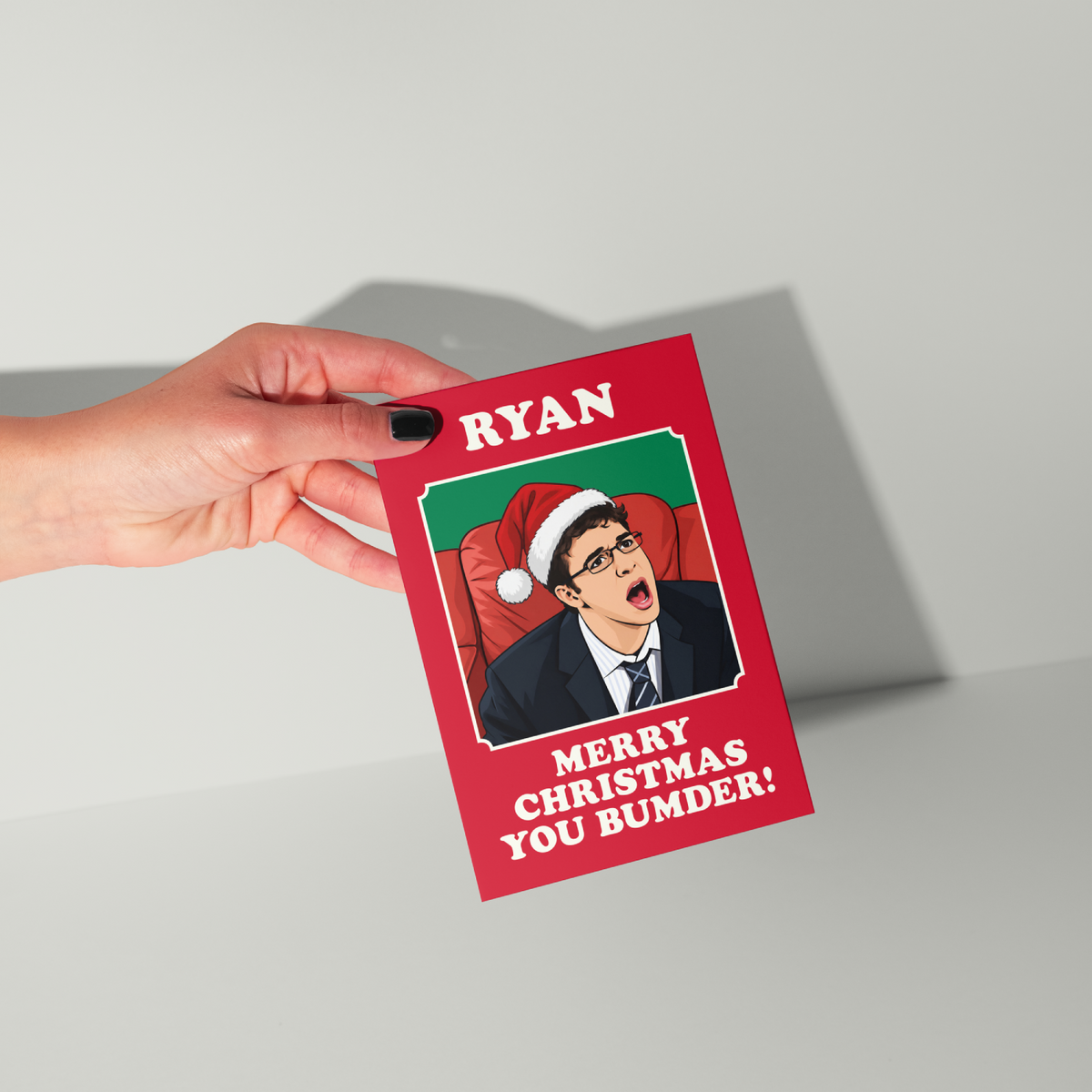 Funny Inbetweeners Personalised Christmas Card