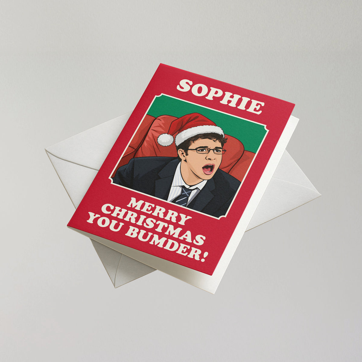 Funny Inbetweeners Personalised Christmas Card