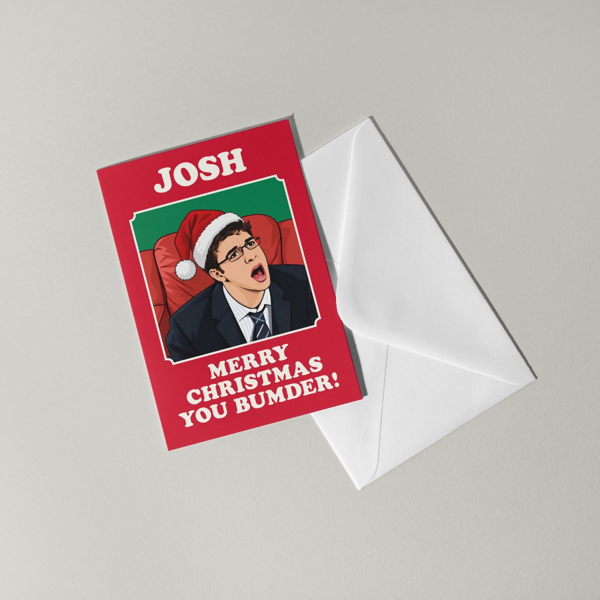 Funny Inbetweeners Personalised Christmas Card