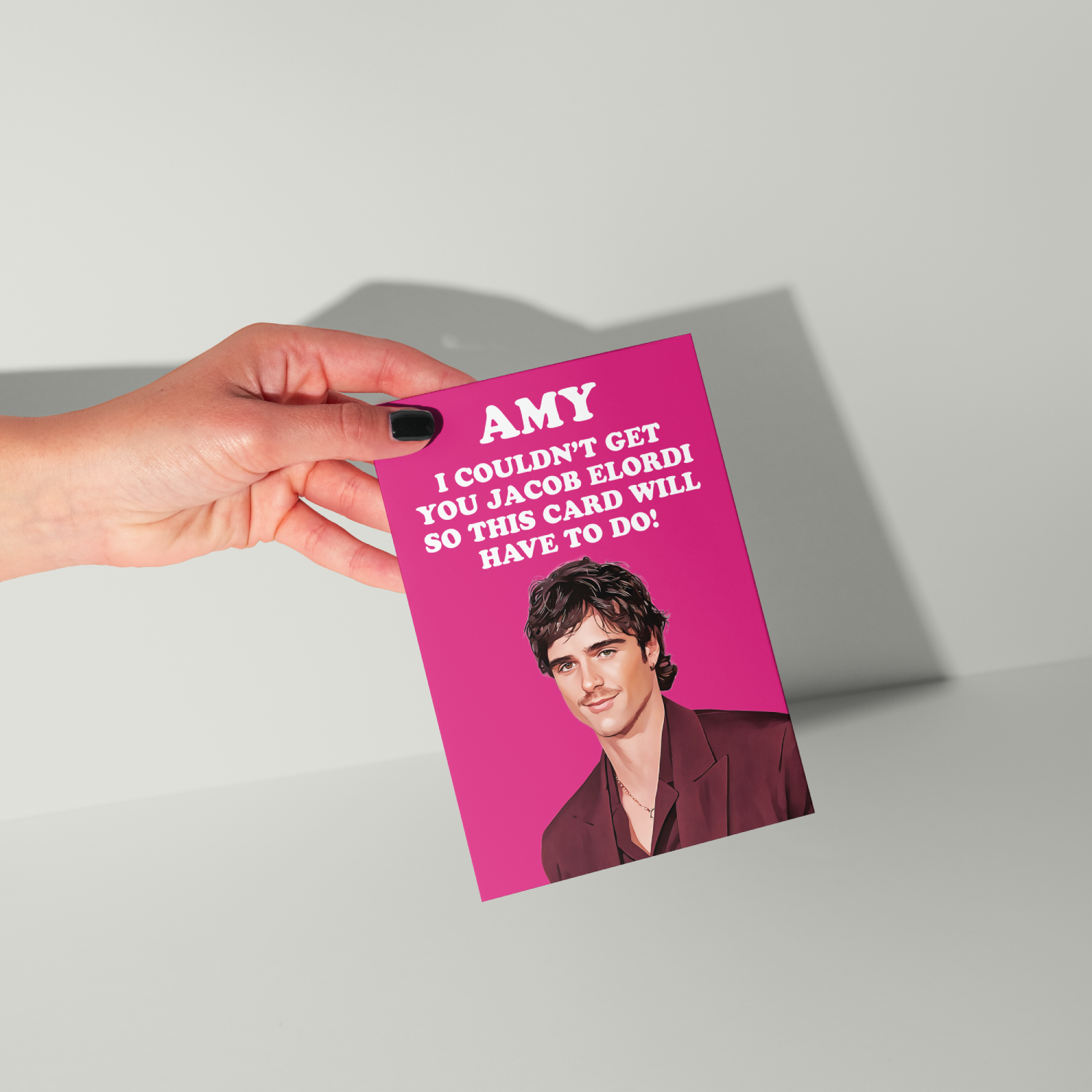 Funny Jacob Elordi Personalised Birthday Card