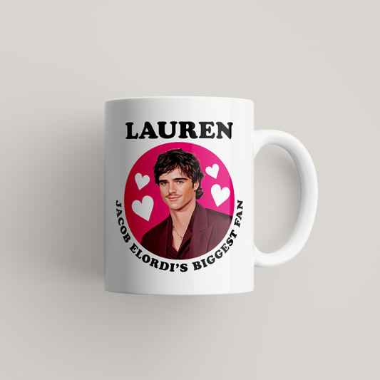 Funny Jacob Elordi Personalised Mug