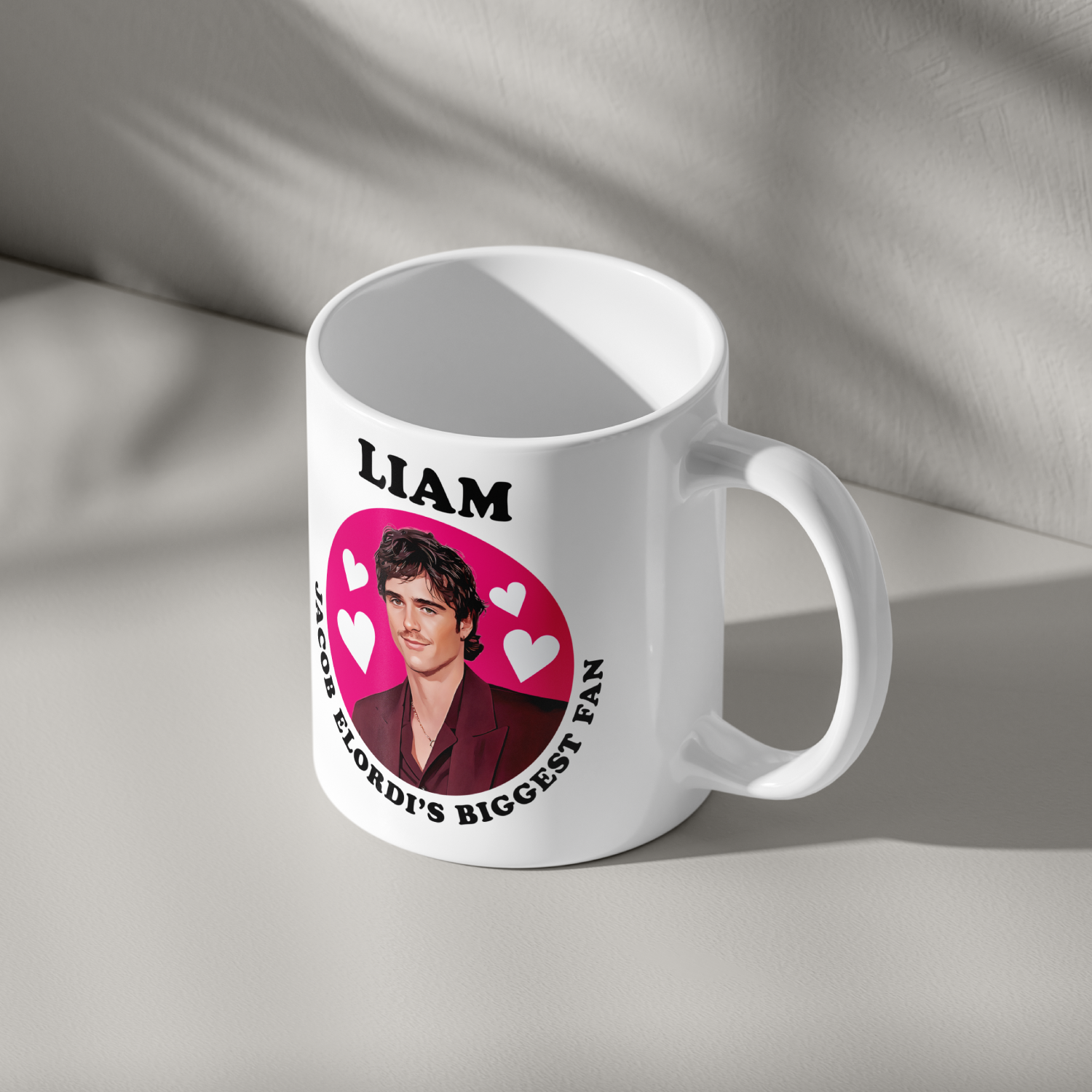 Funny Jacob Elordi Personalised Mug