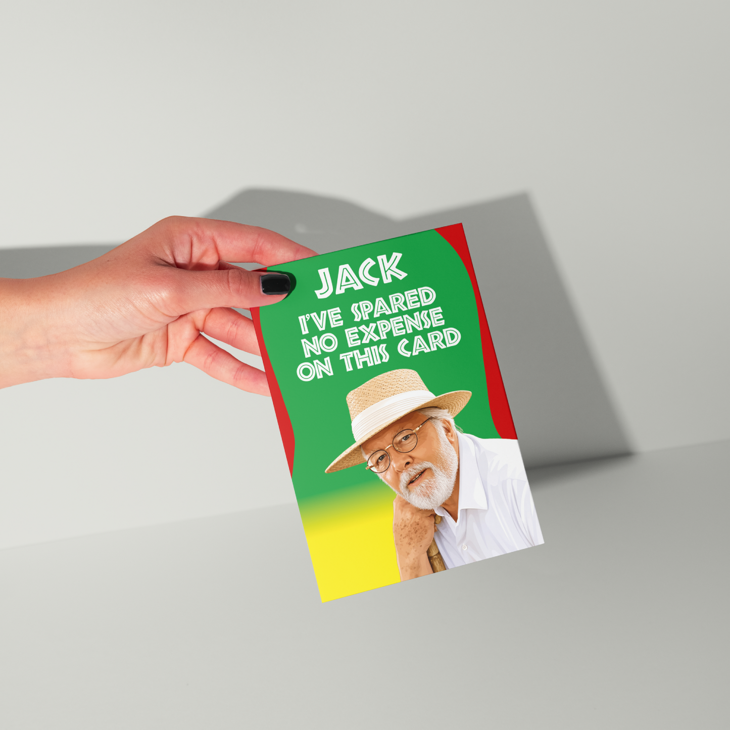 Funny Jurassic Park Personalised Birthday Card
