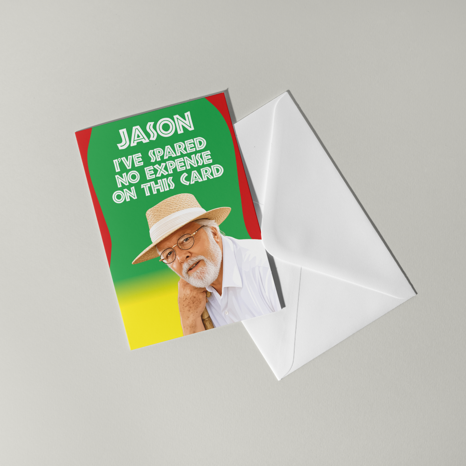 Funny Jurassic Park Personalised Birthday Card