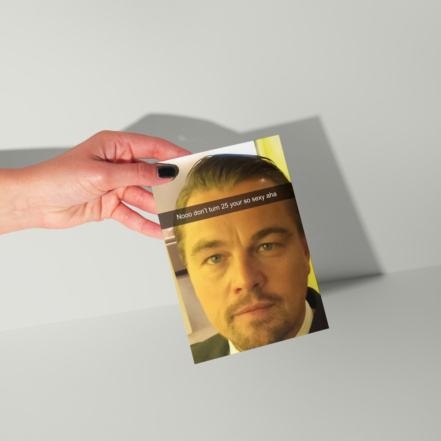 Funny Leonardo DiCaprio Birthday Card