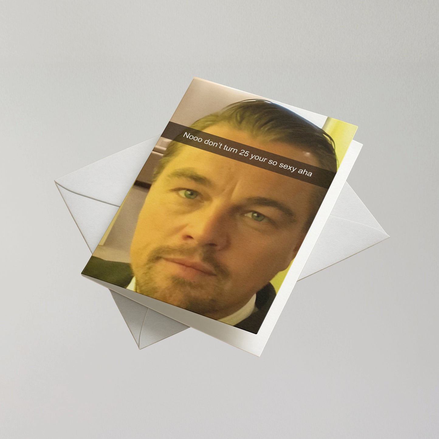 Funny Leonardo DiCaprio Birthday Card