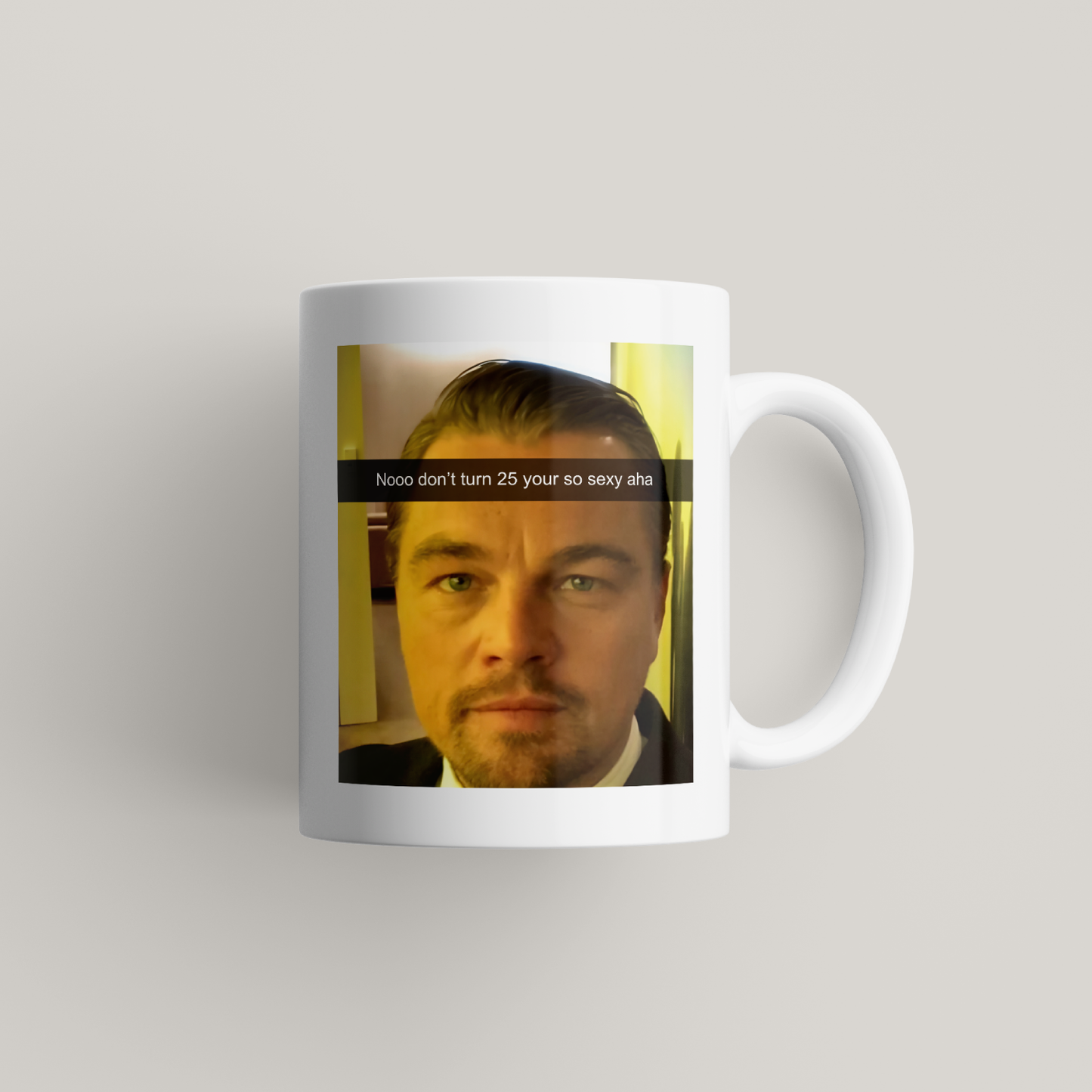 Funny Leonardo DiCaprio Mug