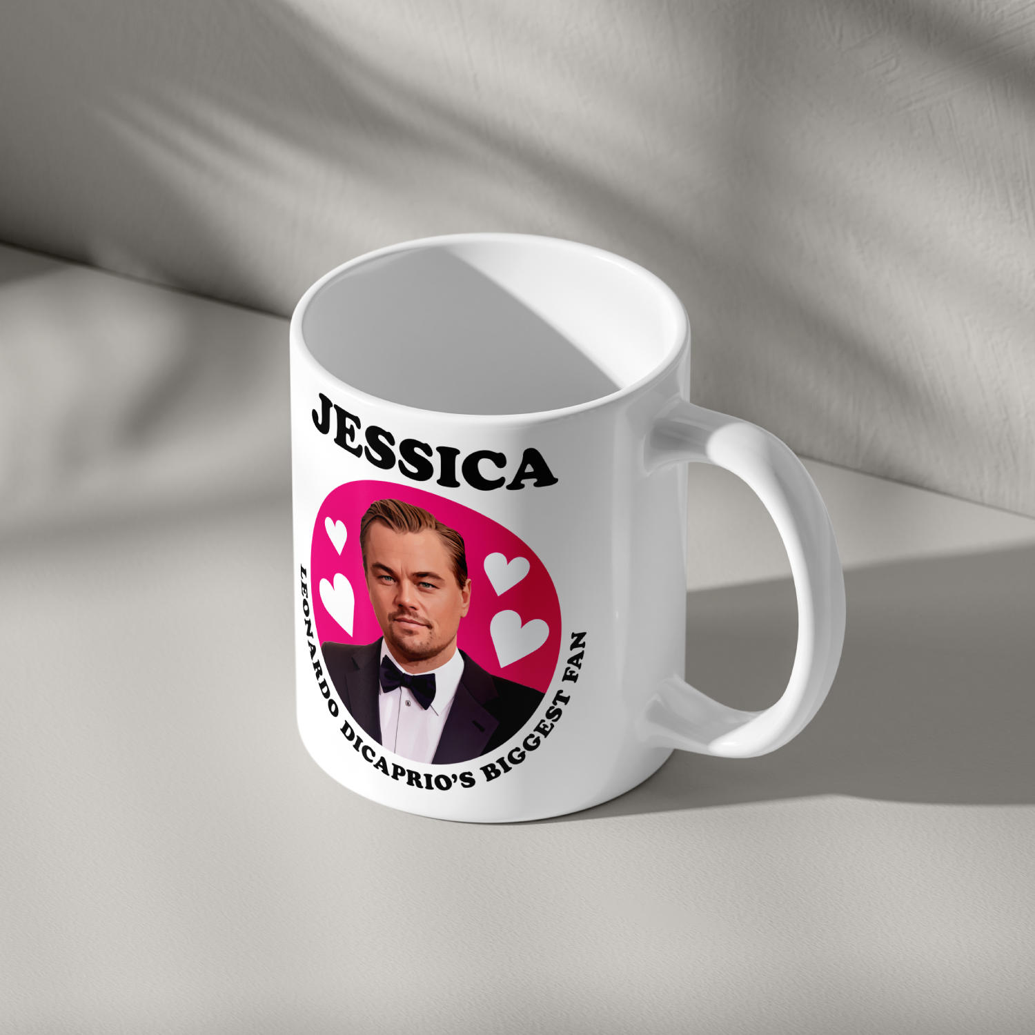 Funny Leonardo DiCaprio Personalised Mug