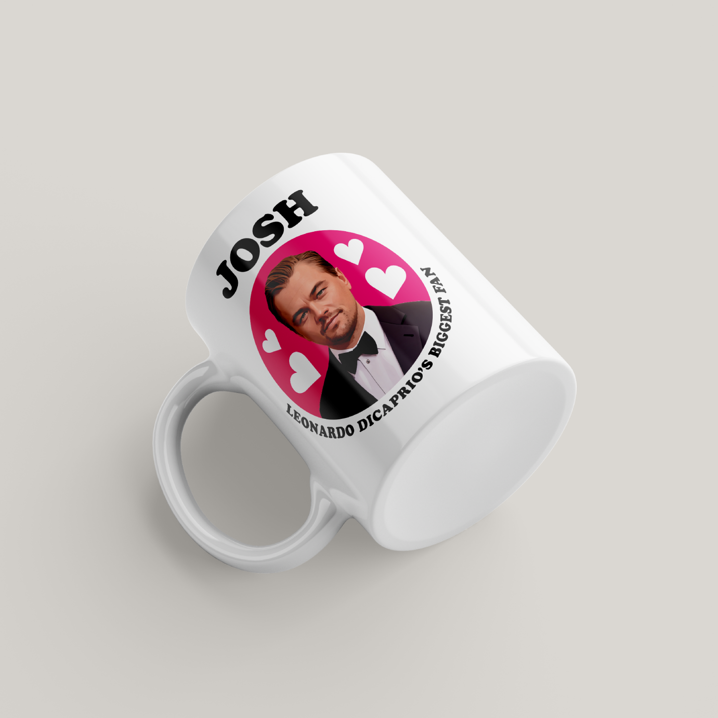 Funny Leonardo DiCaprio Personalised Mug