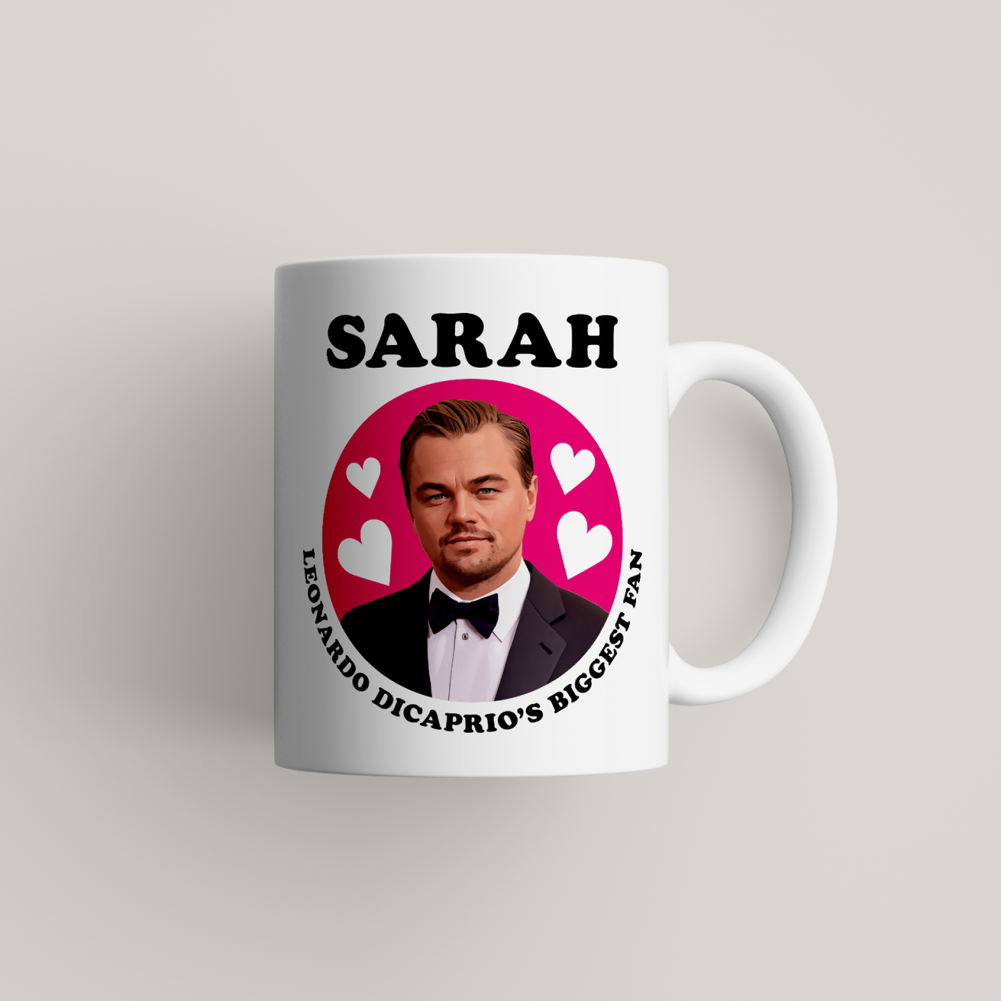 Funny Leonardo DiCaprio Personalised Mug