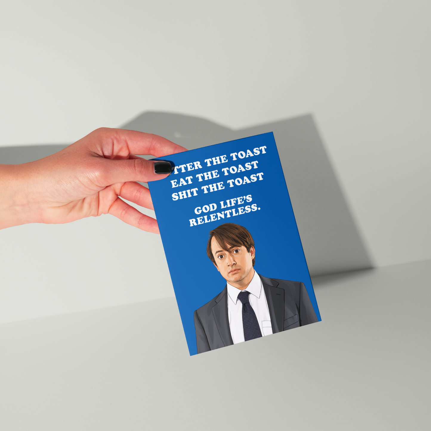 Funny Mark Corrigan Greeting Card