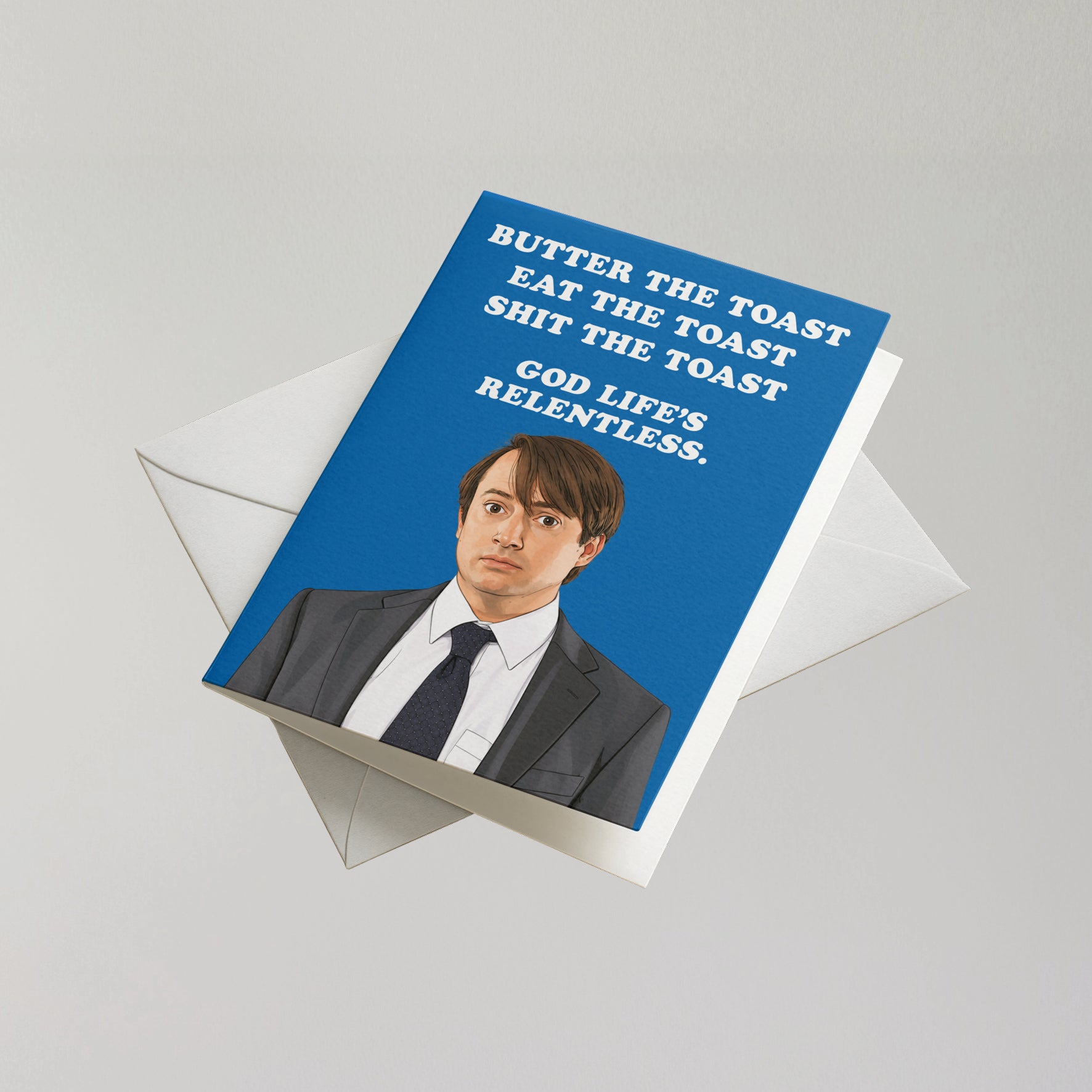 Funny Mark Corrigan Greeting Card