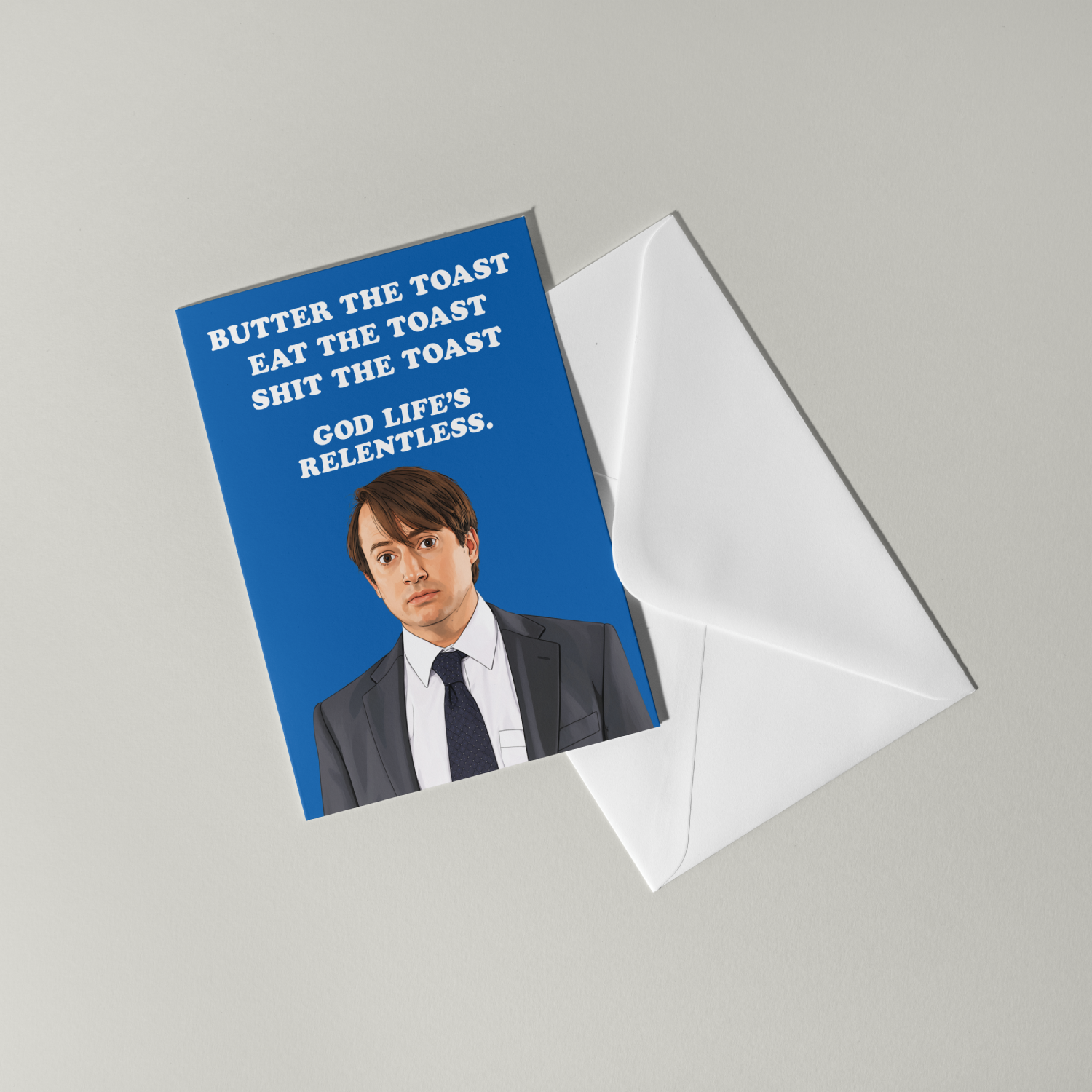 Funny Mark Corrigan Greeting Card