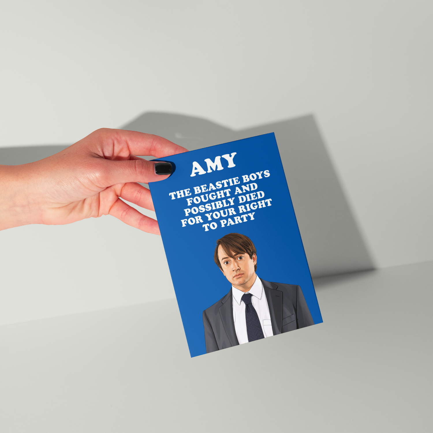 Funny Mark Corrigan Personalised Birthday Card